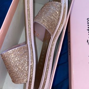 Juicy Couture Rose Gold Sandals